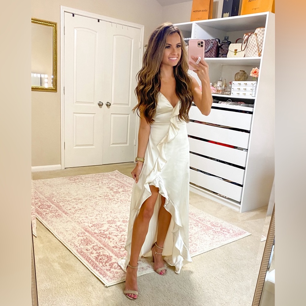 Ivory maxi dress